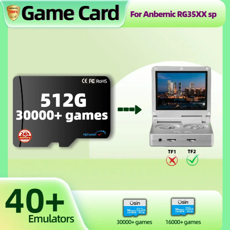 Game Card For Anbernic RG35XXSP Plug&play