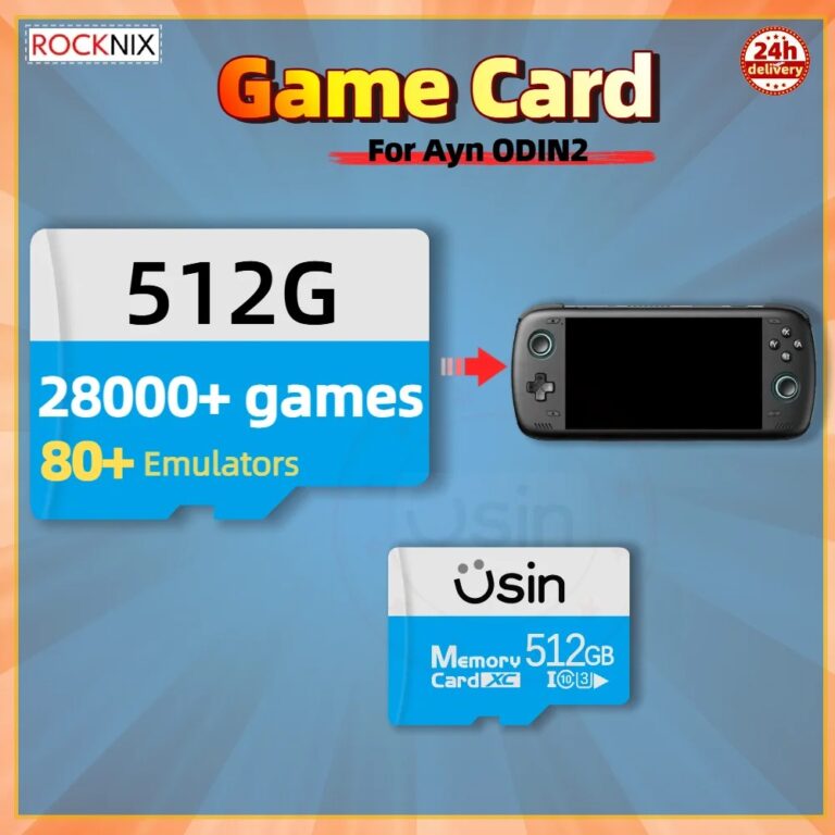 ROCKNIX TF Game Card For Ayn ODIN2 plug&play