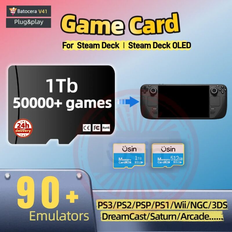 Game Card For Steam Deck OLED