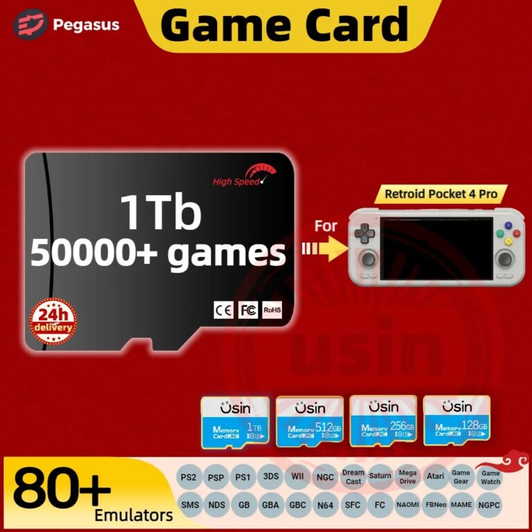 Game Card For Retroid Pocket 4 Pro Pegasus G