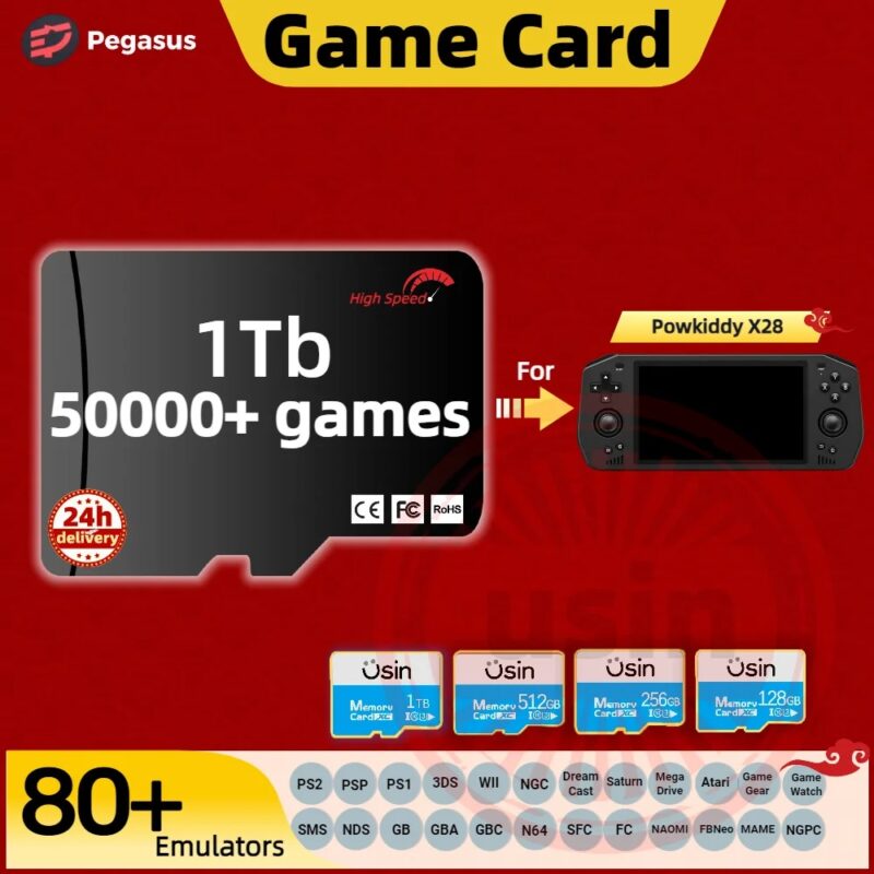 Game Card For Powkiddy X28 Pegasus