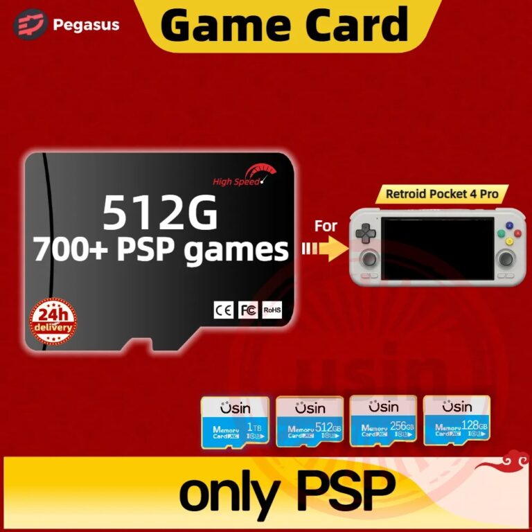 Game Card For Retroid Pocket 4 Pro Pegasus G