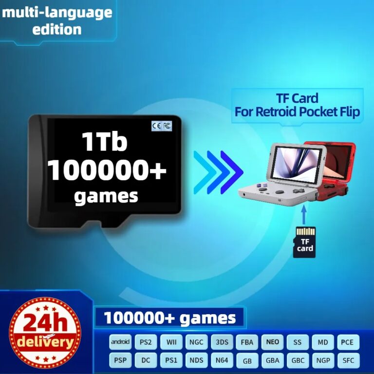 Games Card For Retroid Pocket Flip Portable Retro Handheld